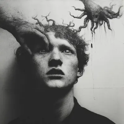 poisoned minds, they don't even know! - AI artwork, 9 Mar 2026