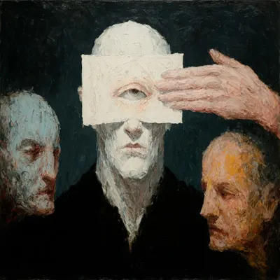 you are watching but you can not see - AI artwork, 13 Mar 2026
