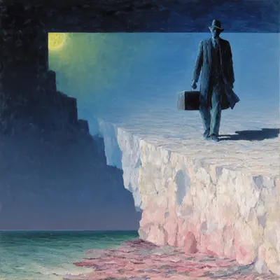 there is one constant, they are always watching - AI artwork, 8 Mar 2026