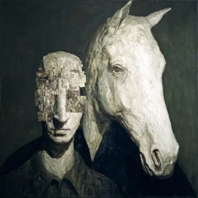 defragmentation of consciousness Im so done and yet so motivated at the same time but nothing works. I want nothing to work - AI artwork, 9 Apr 2026