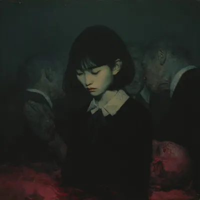 we born and die alone they say, but i think we are never alone - AI artwork, 11 Apr 2026