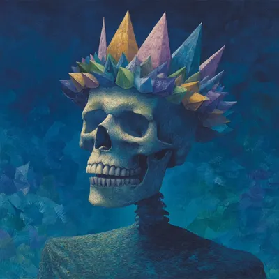 So eager to judge, yet we will all end up in the same place: the void. Technology gives technocrats a false - or perhaps not entirely false - hope that long life and even immortality are just around the corner. But in the end, who will win the lottery? Who will be the king of the new world? - AI artwork, 27 Apr 2026