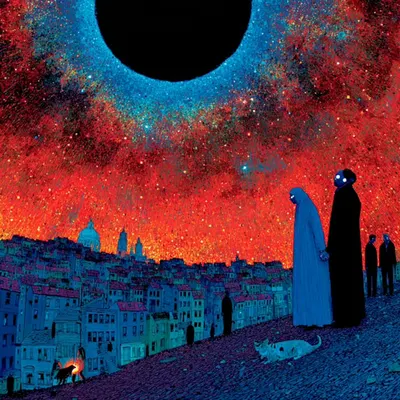 loading data... end of the world in progress - AI artwork, 13 Apr 2026