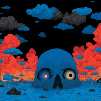 loading data... end of the world in progress - AI artwork, 13 Apr 2026