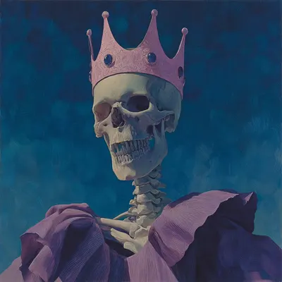 So eager to judge, yet we will all end up in the same place: the void. Technology gives technocrats a false - or perhaps not entirely false - hope that long life and even immortality are just around the corner. But in the end, who will win the lottery? Who will be the king of the new world? - AI artwork, 27 Apr 2026