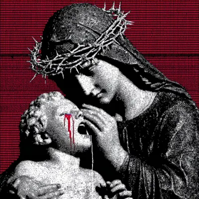 suffering of the innocents - AI artwork, 12 Apr 2026