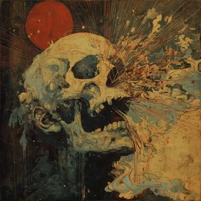 It’s kind of funny and symbolic in a way — the skeleton inside us, our foundation and backbone, is always there, yet we never truly see it. Maybe you can never fully witness a phenomenon when you are inside of it. Makes me wonder how our era will one day be defined - AI artwork, 8 May 2026