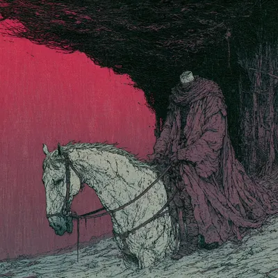 We are all headless riders, chasing meaning without the ability to truly understand - AI artwork, 15 May 2026