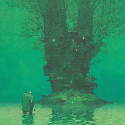 Maybe in another life, on another planet - AI artwork, 8 May 2026
