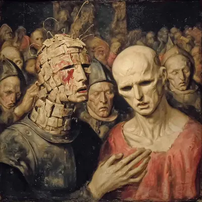 societies... there is always hidden truth - AI artwork, 31 May 2026