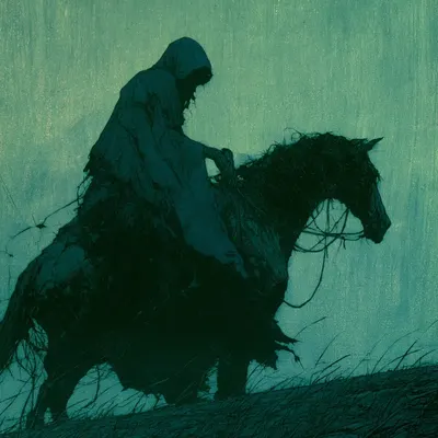 We are all headless riders, chasing meaning without the ability to truly understand - AI artwork, 15 May 2026