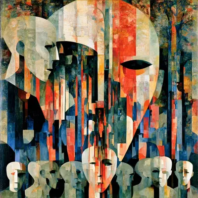 Somedays, I have this weird feeling, that I saw all of these faces before, but I don't know when - AI artwork, 30 May 2026