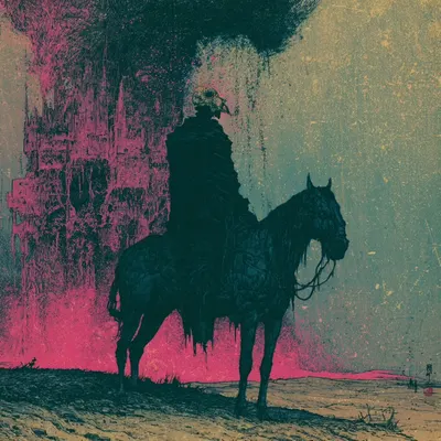 We are all headless riders, chasing meaning without the ability to truly understand - AI artwork, 15 May 2026