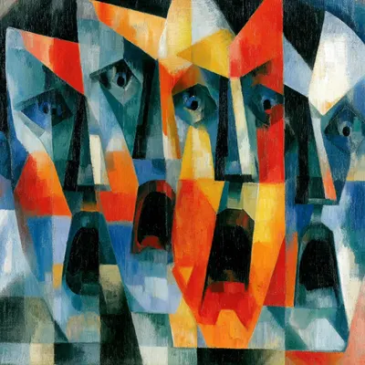 Somedays, I have this weird feeling, that I saw all of these faces before, but I don't know when - AI artwork, 30 May 2026