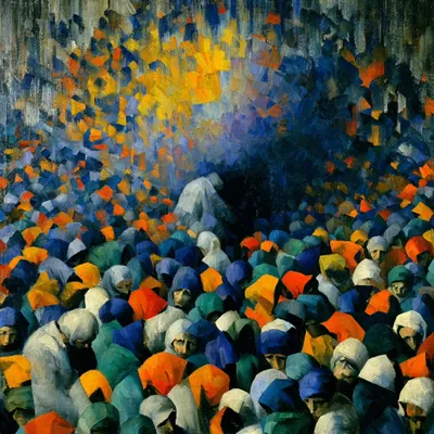 In The Crowd: A Study of the Popular Mind, Gustave Le Bon argued that once individuals become part of a crowd, reason often gives way to emotion, suggestion, and collective impulse. Written in 1895, his work remains unsettlingly relevant: the mechanisms of influence he described still shape public opinion today, only the tools have evolved—from street speeches to algorithms and mass media. What has not changed is how easily fear, hope, and repetition can steer large groups. The real shift is scale: modern systems can amplify these forces far beyond what Le Bon could have imagined - AI artwork, 1 May 2026