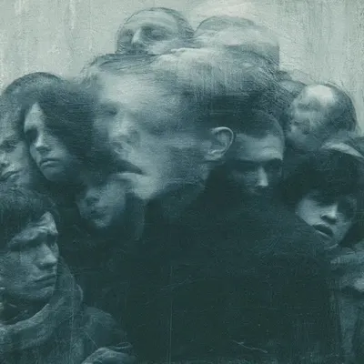 alone in the crowd - AI artwork, 25 Jun 2026