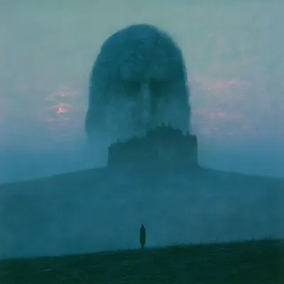 maybe we are just trapped in god's mind - AI artwork, 17 Jun 2026