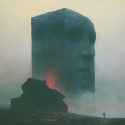 maybe we are just trapped in god's mind - AI artwork, 17 Jun 2026