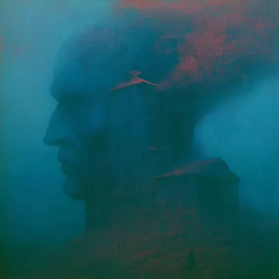 maybe we are just trapped in god's mind - AI artwork, 17 Jun 2026