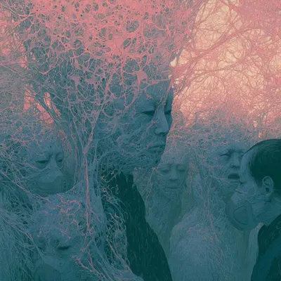 What if we could actually see it? Over the next few days, I’ll be posting works around a main theme - people, connected or unified? - AI artwork, 7 Jun 2026