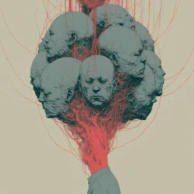 They say we're more connected than ever, but what if we're actually becoming unified? Part two - AI artwork, 8 Jun 2026