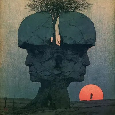 dualism nature - AI artwork, 30 Jun 2026