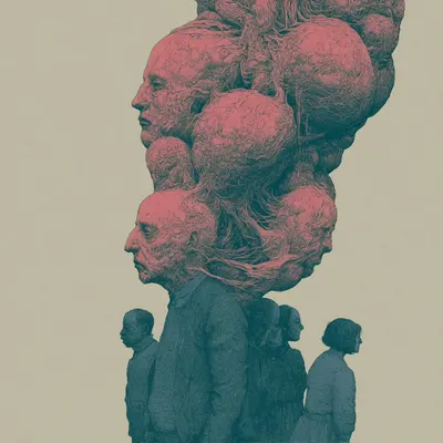 They say we're more connected than ever, but what if we're actually becoming unified? Part two - AI artwork, 8 Jun 2026