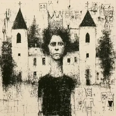 I wantes to type "f*ck the king" below this pictures, but it didn't allow me. Yeah, free speech indeed - AI artwork, 13 Jul 2026