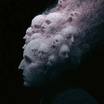 Are we all just mostly sad? - AI artwork, 7 Jul 2026