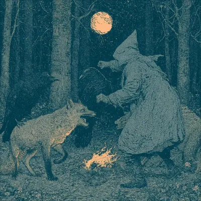 By the night. You can notice the light because there is darkness - AI artwork, 19 Jul 2026
