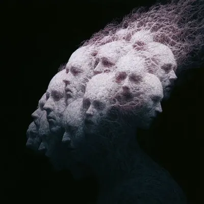 Are we all just mostly sad? - AI artwork, 7 Jul 2026