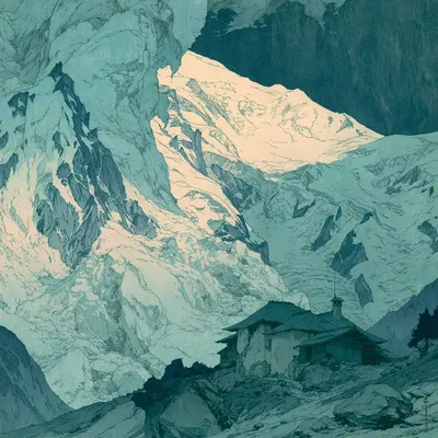AN AVALANCHE IS MADE OUT OF SNOWFLAKES - AI artwork, 15 Jul 2026