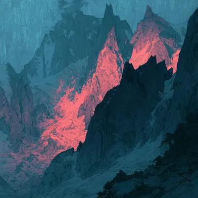 AN AVALANCHE IS MADE OUT OF SNOWFLAKES - AI artwork, 15 Jul 2026