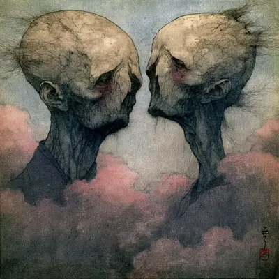 I sometimes wonder how much of what we call anger, greed, jealousy, or pride is simply love that never found its way. Maybe the greatest poverty isn't a lack of money, but a lack of being truly seen. We spend our lives trying to fill that absence with success, pleasure, status, distractions—anything that can quiet the ache for a moment. But nothing imitates love for long. Perhaps that's why so many people are at war with the world. They're really just at war with an empty place inside - AI artwork, 14 Jul 2026