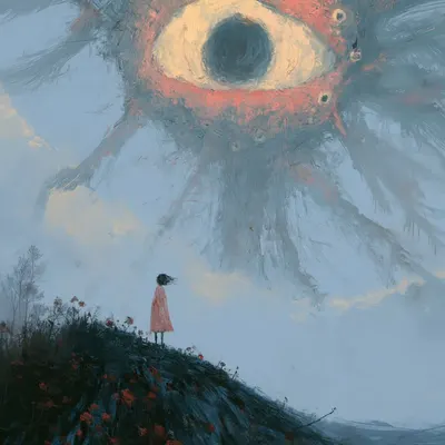 We are interpreting our experiences. But who taught us to interpret? - AI artwork, 5 Aug 2026