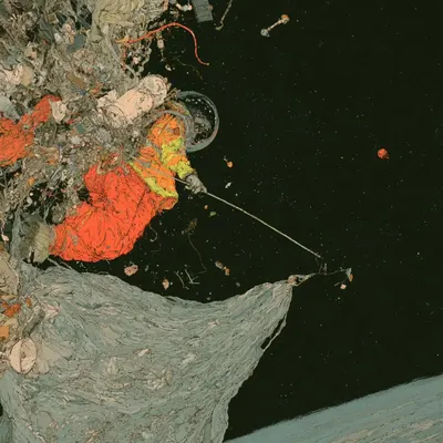 space junk! - AI artwork, 22 Aug 2026